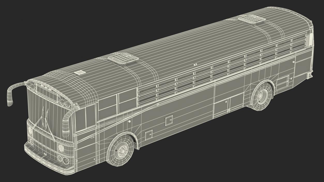 3D model Prison Transport Bus