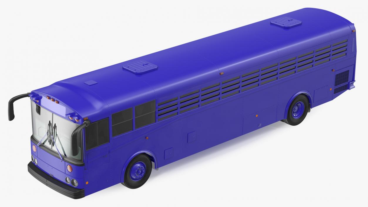 3D model Prison Transport Bus