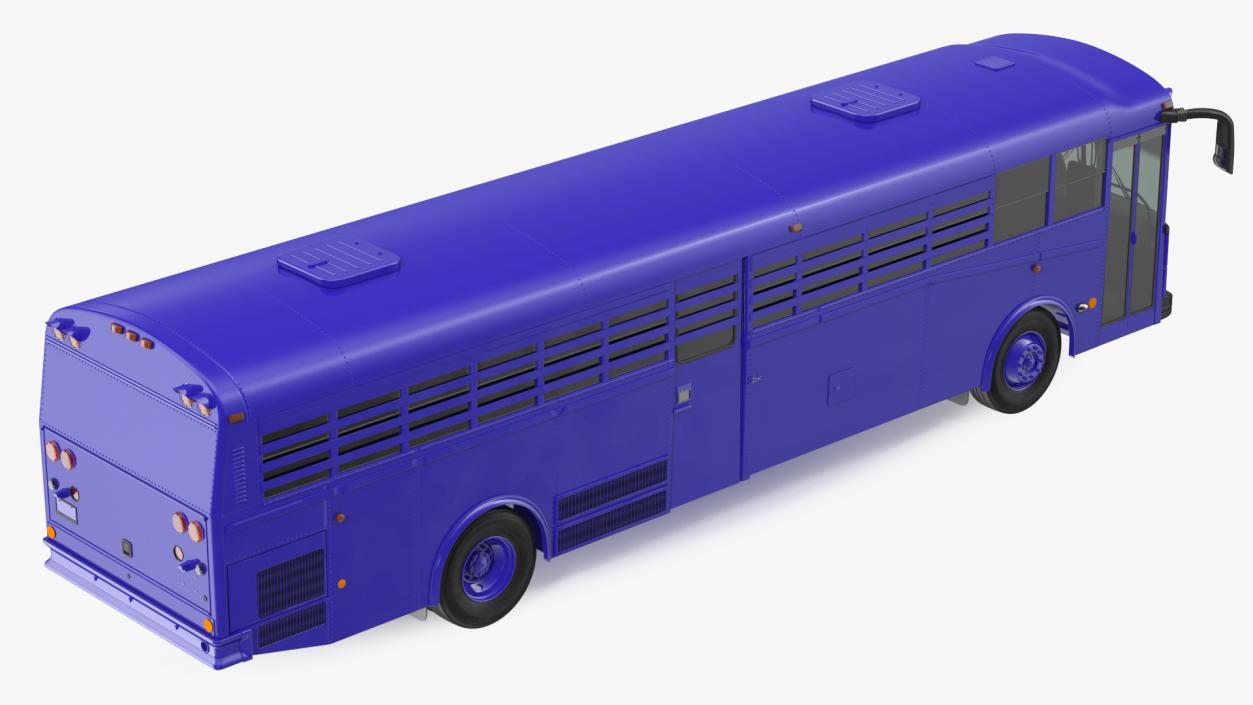 3D model Prison Transport Bus