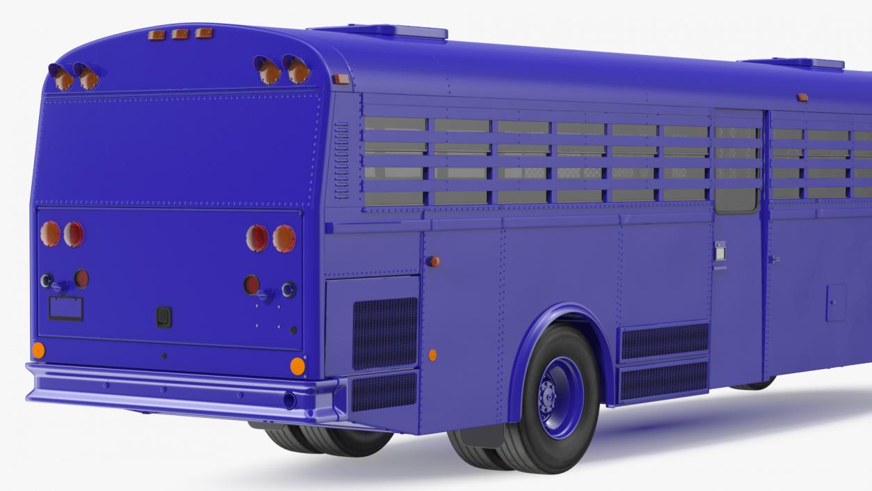 3D model Prison Transport Bus