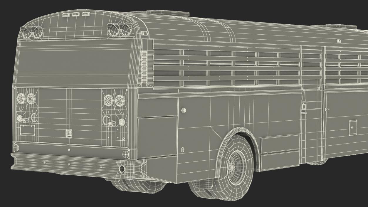 3D model Prison Transport Bus