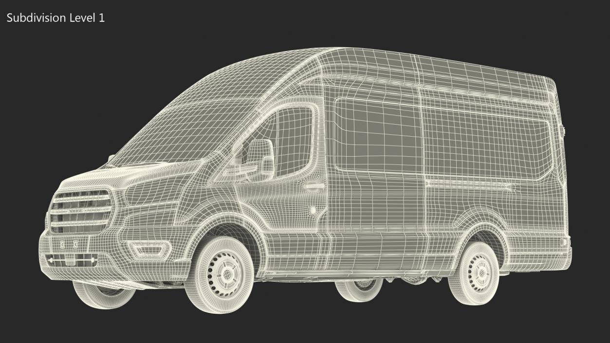 Cargo Van Generic 2020 3D