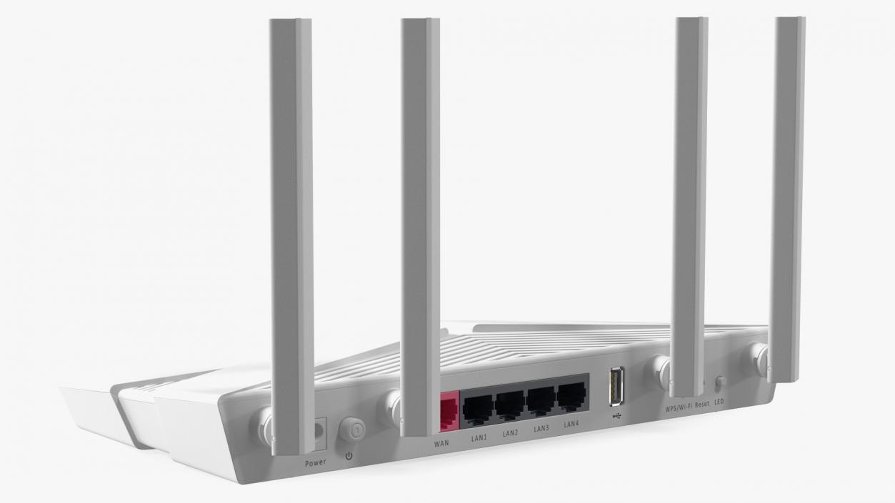 3D Wifi 6 Router model