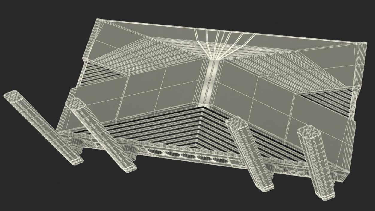 3D Wifi 6 Router model