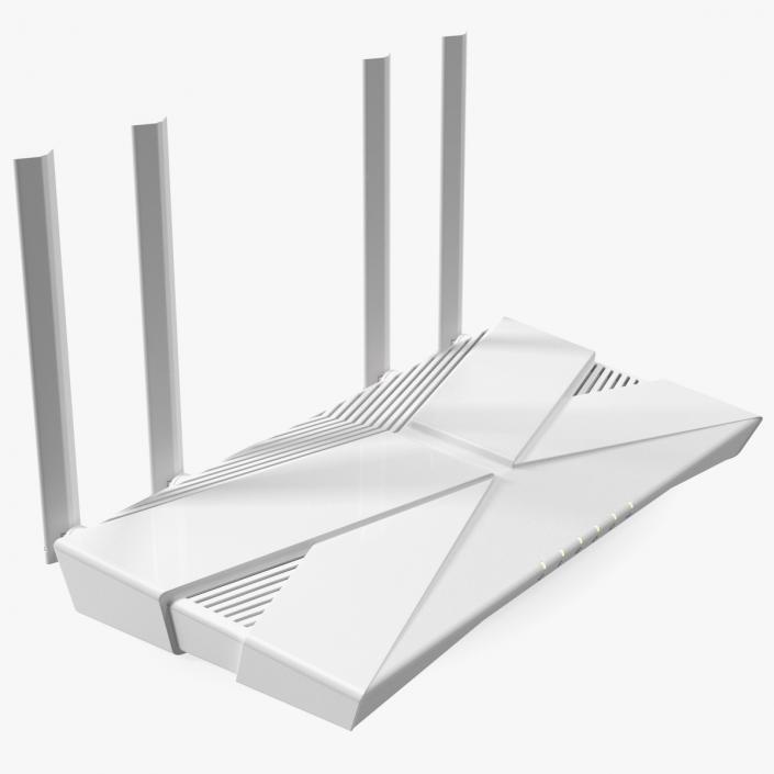 3D Wifi 6 Router model