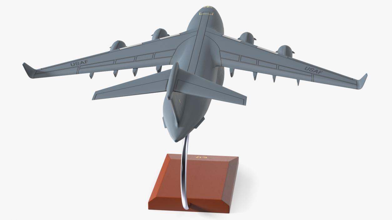 3D Globemaster III Scale Model with Stand model