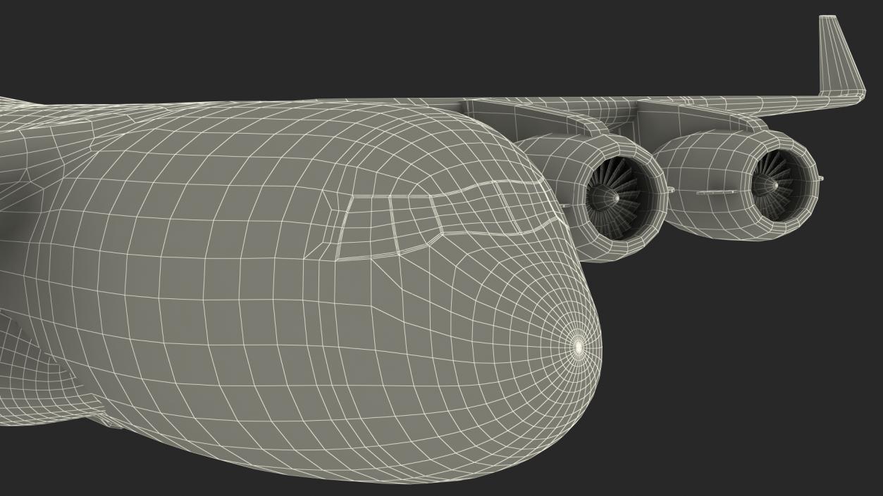 3D Globemaster III Scale Model with Stand model