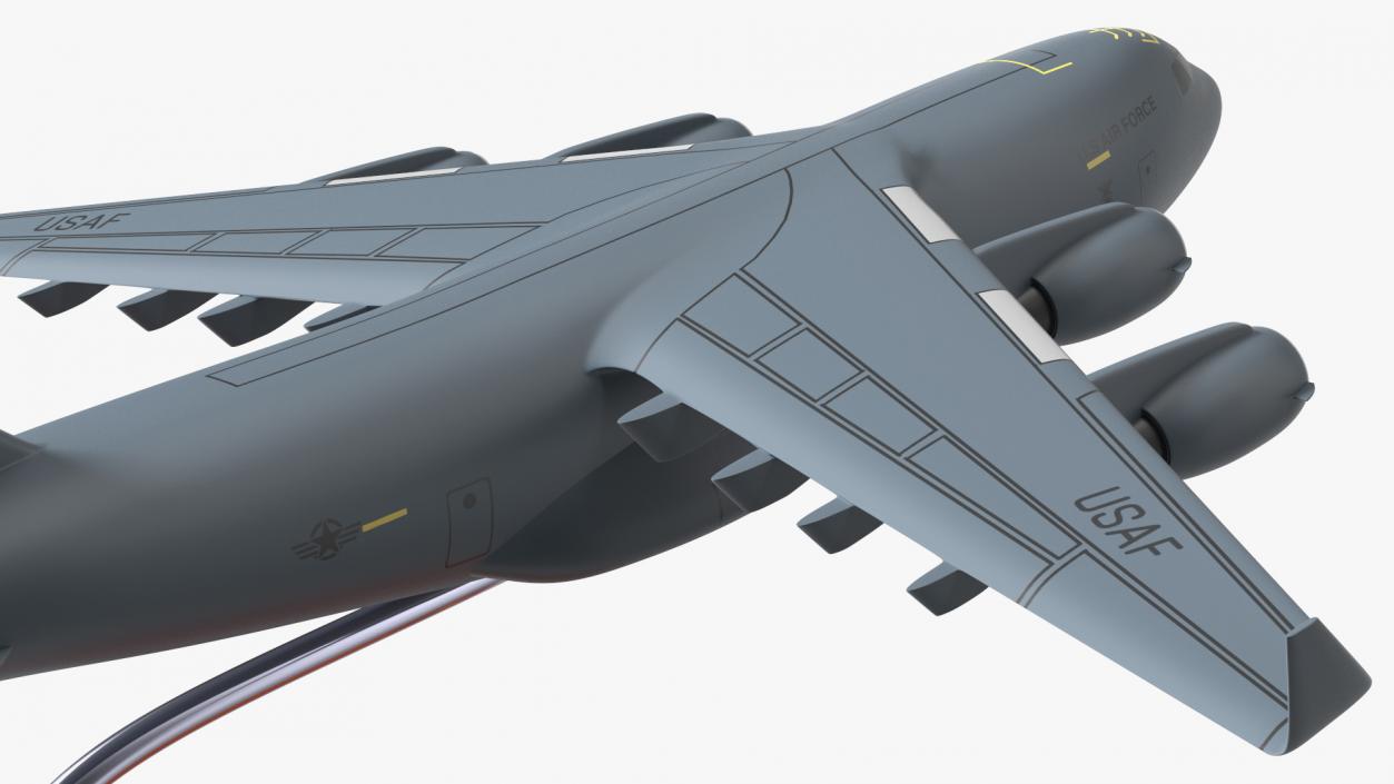 3D Globemaster III Scale Model with Stand model