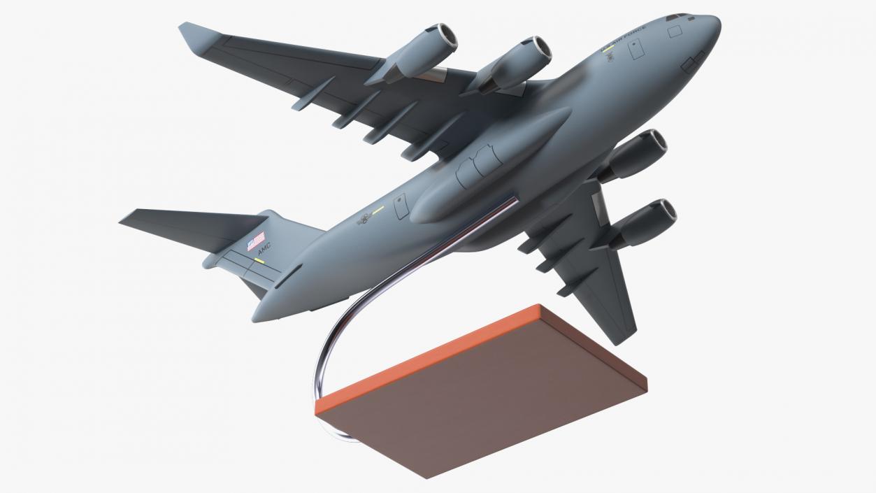 3D Globemaster III Scale Model with Stand model