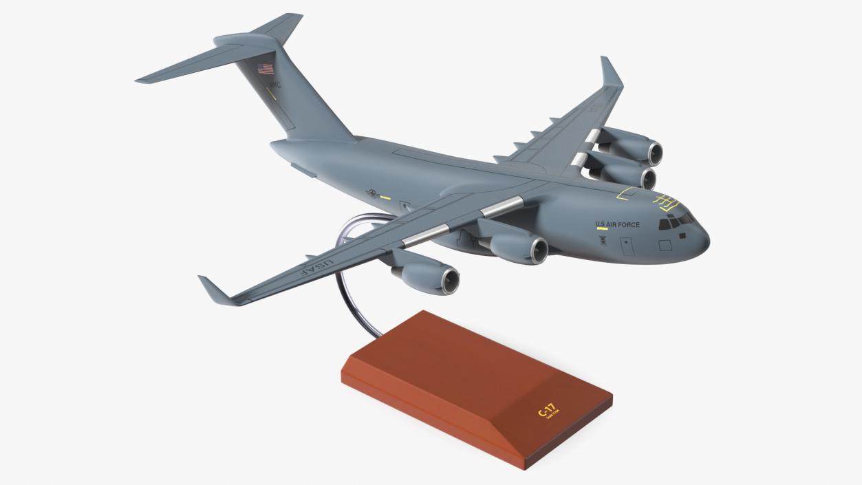 3D Globemaster III Scale Model with Stand model