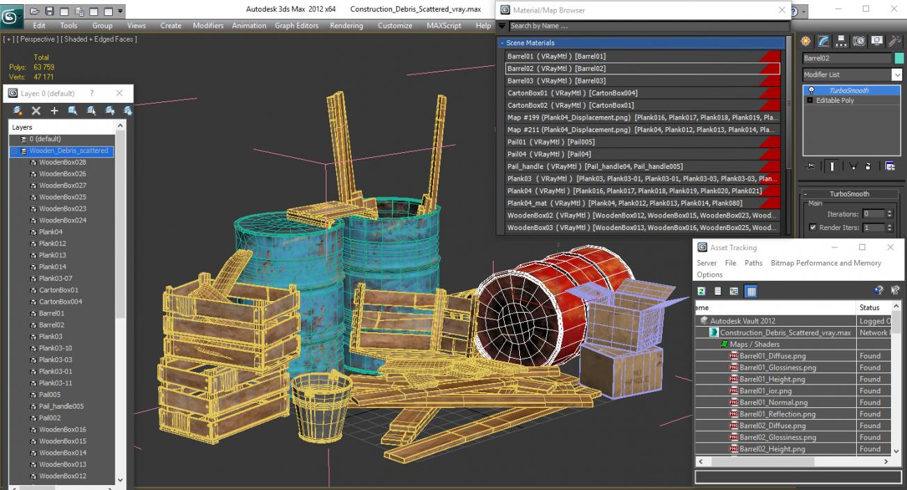 Industrial Debris 3D