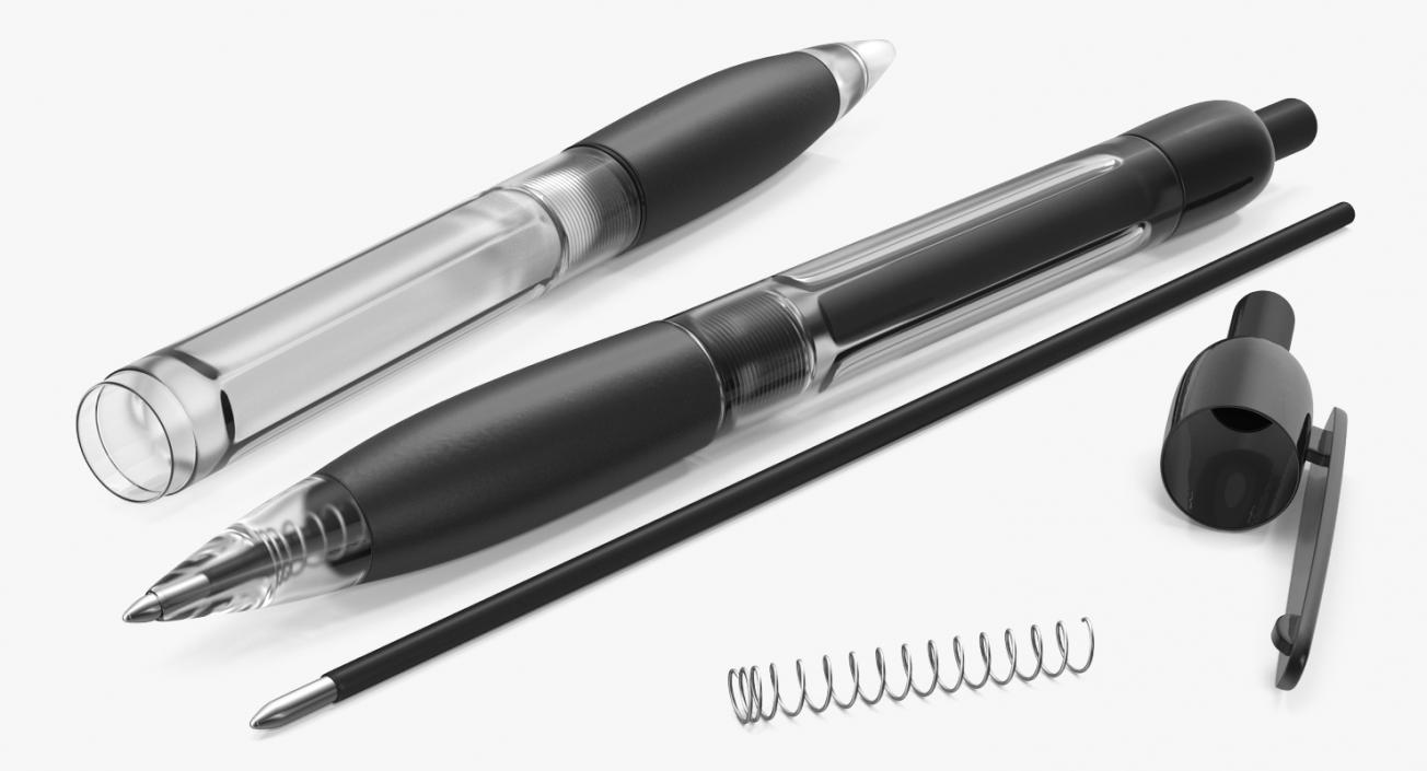 3D model Ballpoint Retractable Pen