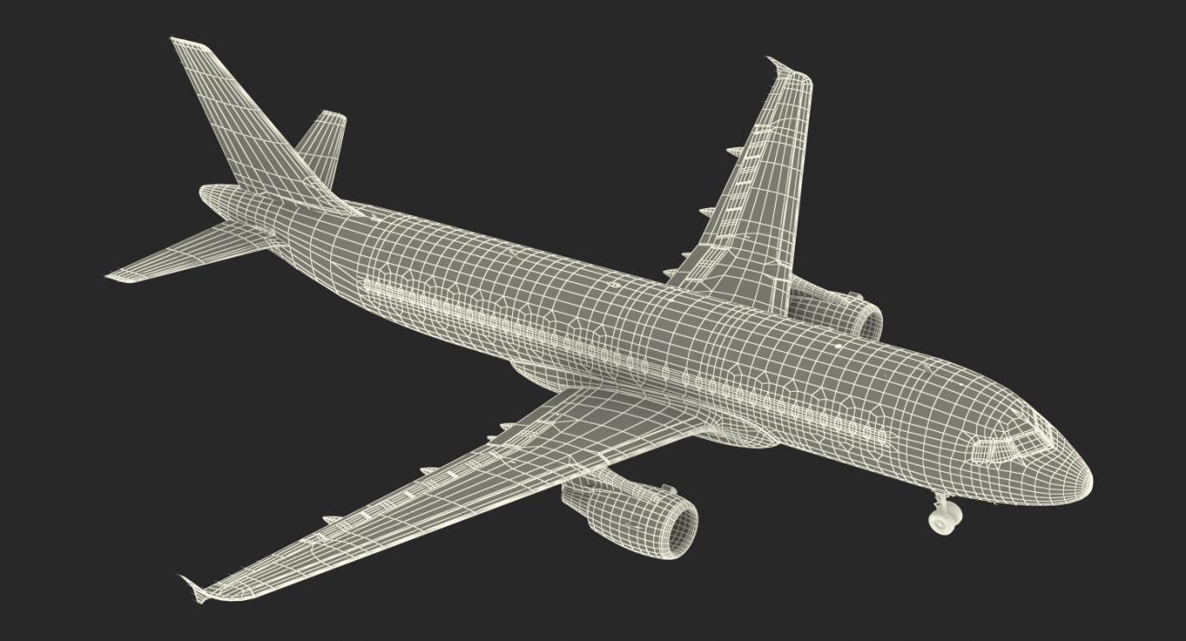 Airbus A320 Delta Air Lines Rigged 3D model