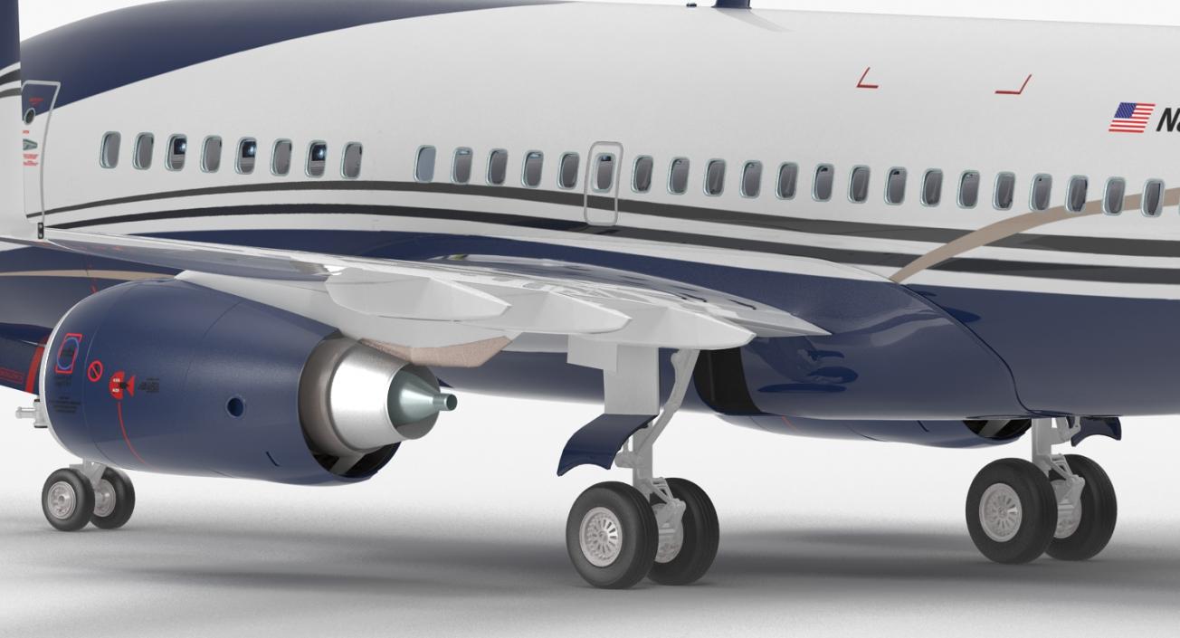 3D Boeing 737-600 with Interior Generic