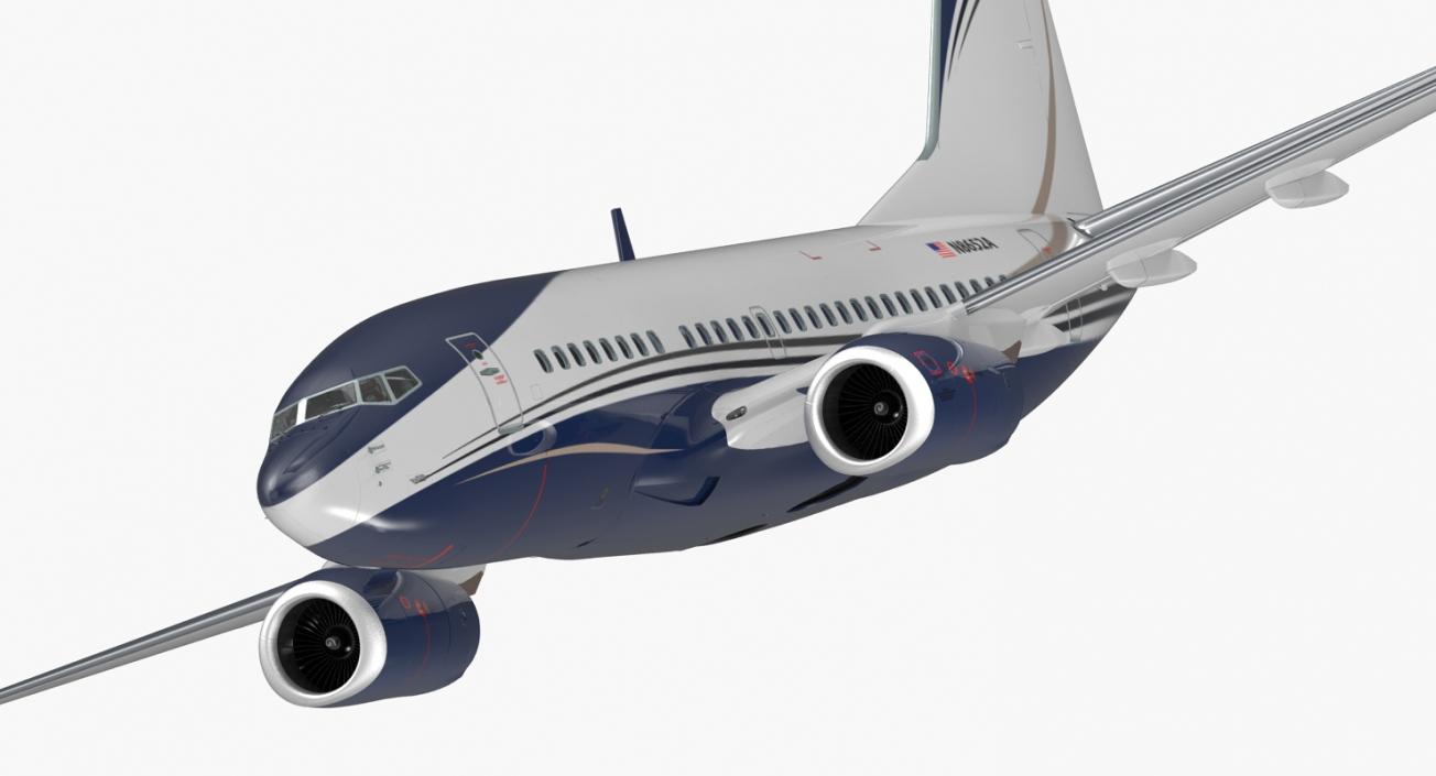 3D Boeing 737-600 with Interior Generic