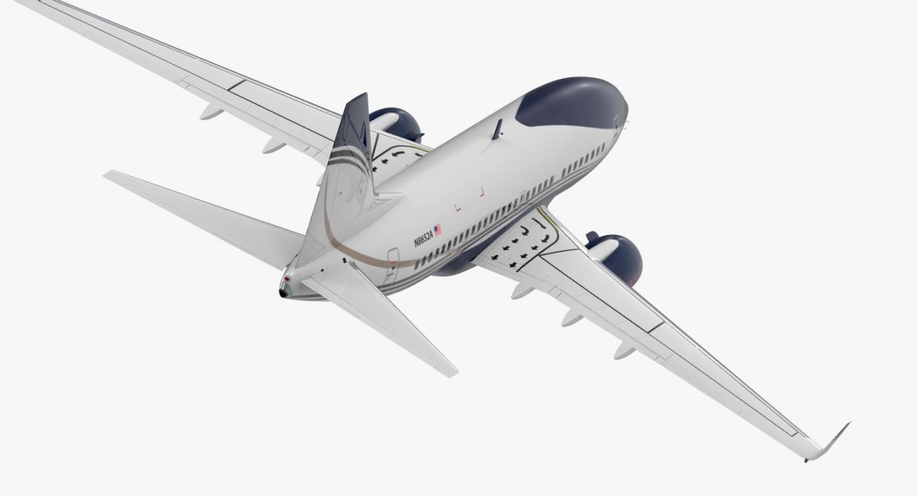 3D Boeing 737-600 with Interior Generic