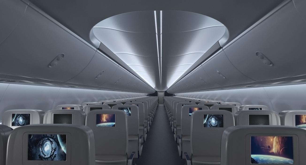 3D Boeing 737-600 with Interior Generic