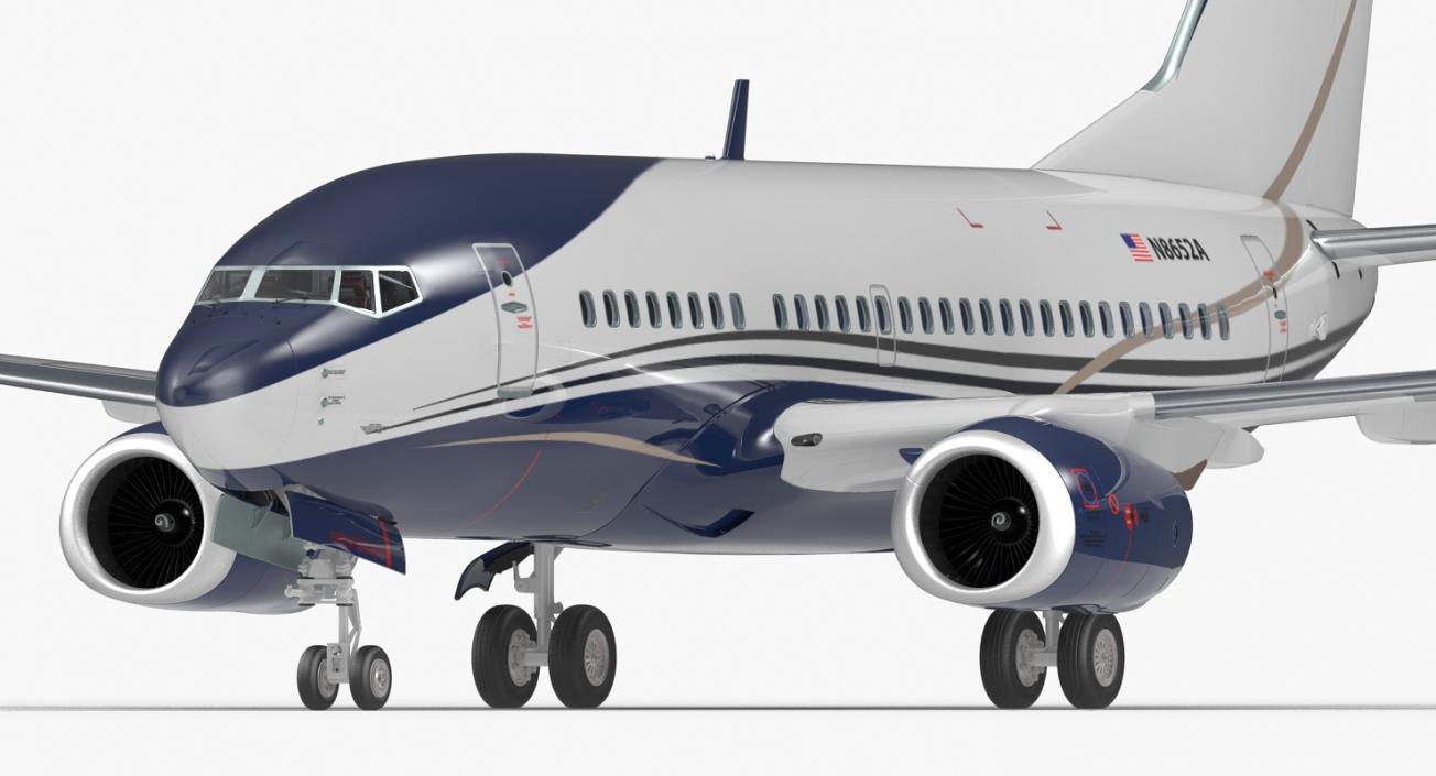 3D Boeing 737-600 with Interior Generic