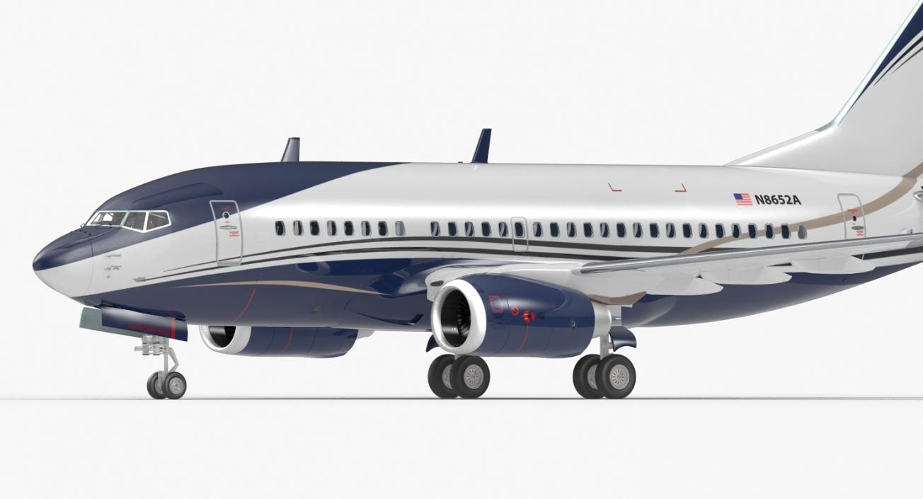 3D Boeing 737-600 with Interior Generic