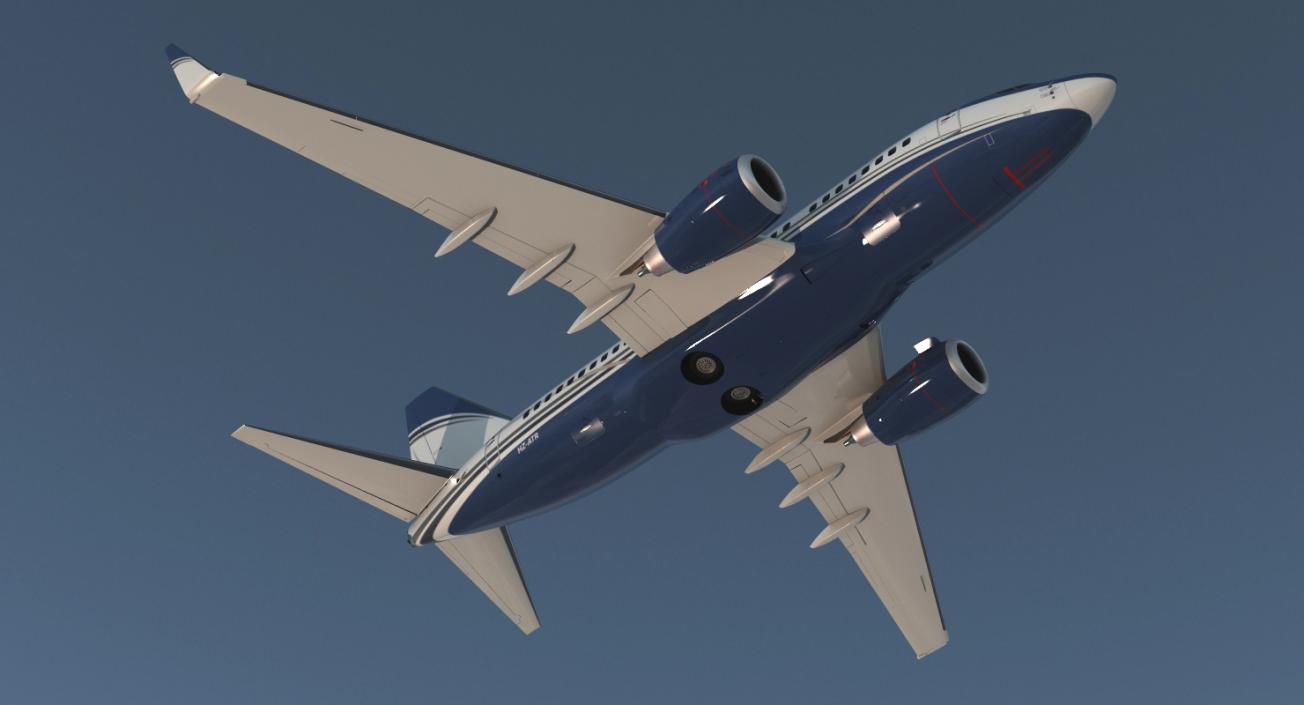 3D Boeing 737-600 with Interior Generic