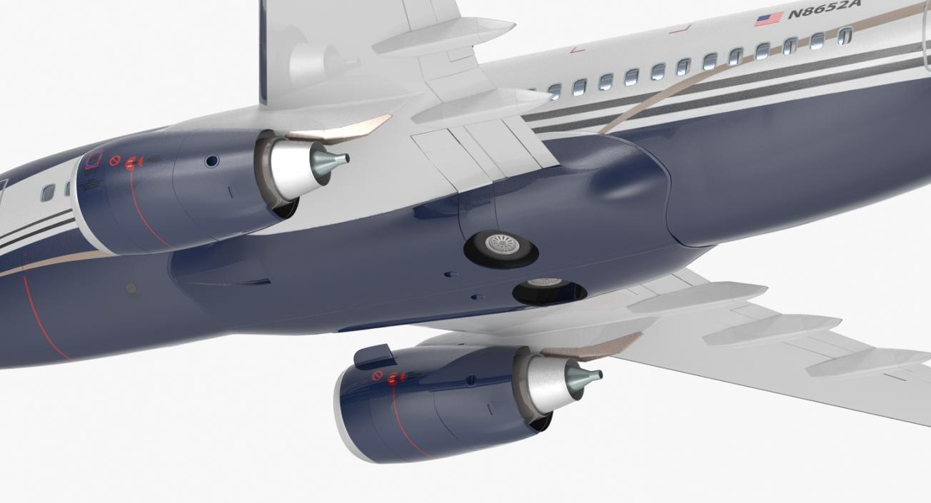 3D Boeing 737-600 with Interior Generic