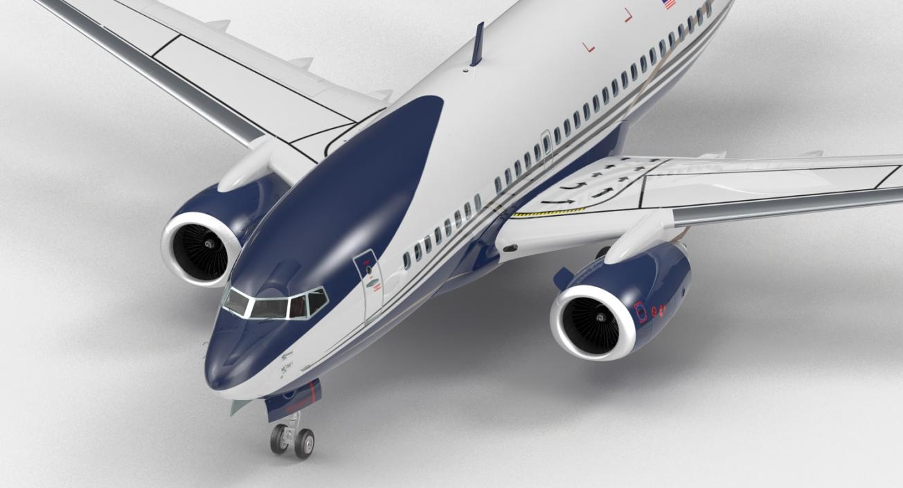 3D Boeing 737-600 with Interior Generic