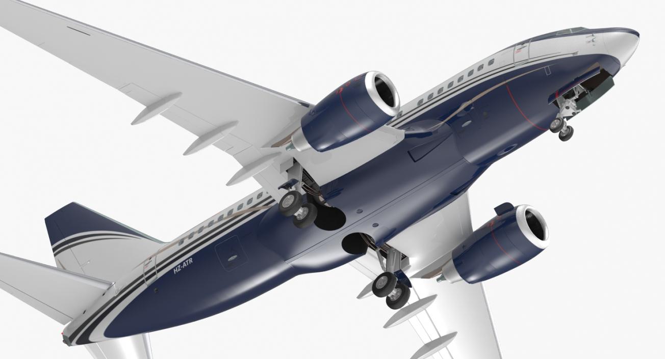 3D Boeing 737-600 with Interior Generic