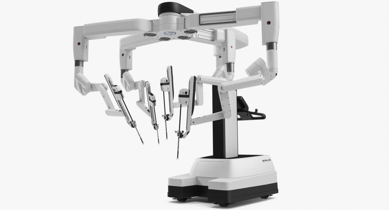 Surgical Robotic System da Vinci SI Rigged 3D