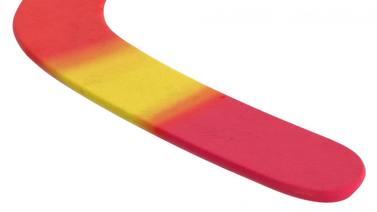 Multicolor Wooden Boomerang 3D