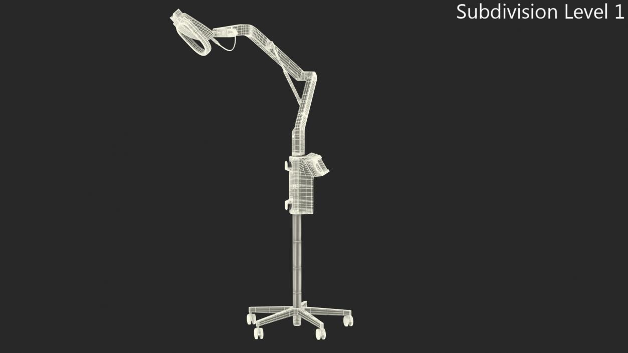 3D Dental Whitening Machine Rigged