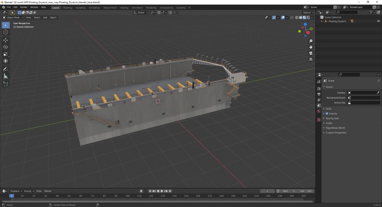 3D Floating Drydock