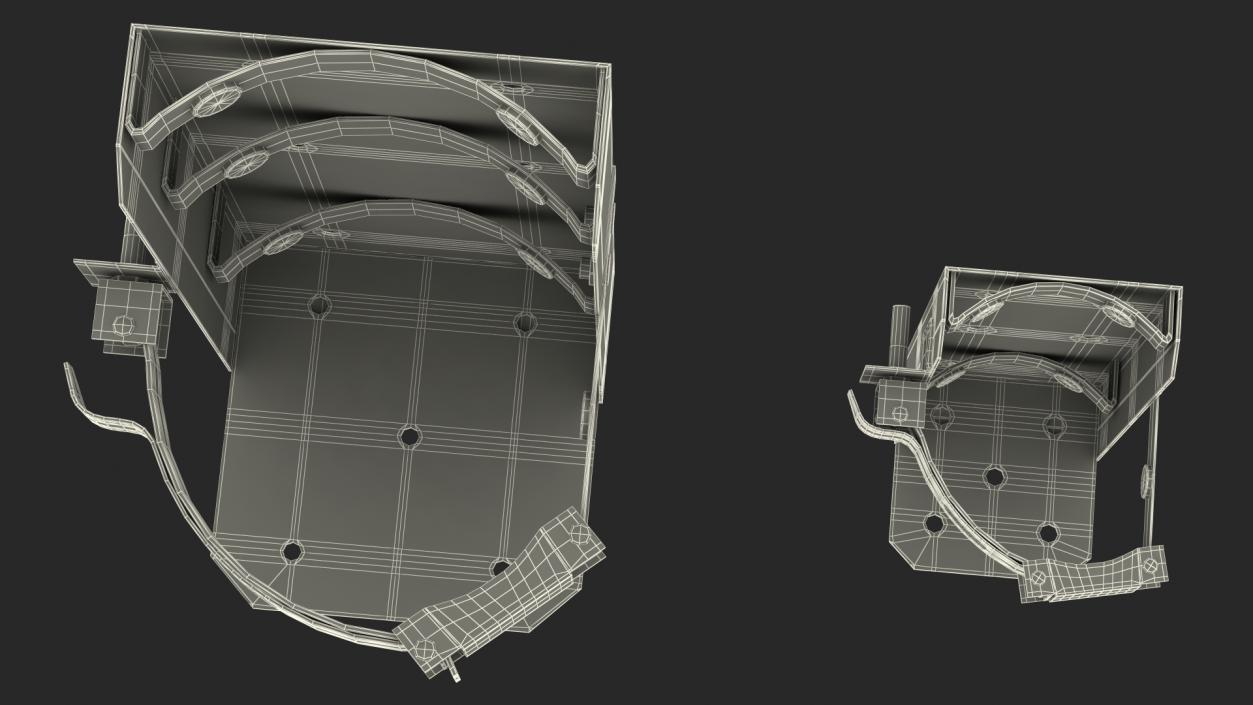 Heavy Duty Marine Bracket Set 3D model