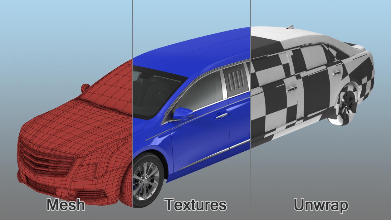 Stretch Limousine 3D