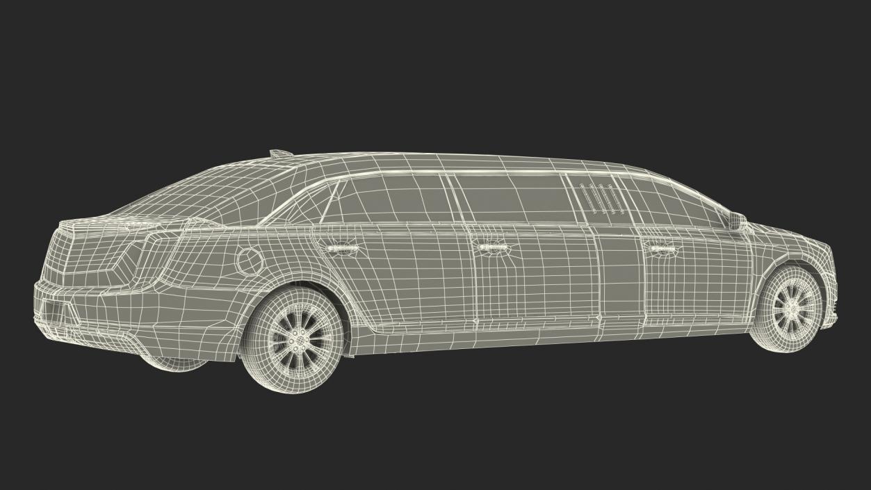 Stretch Limousine 3D