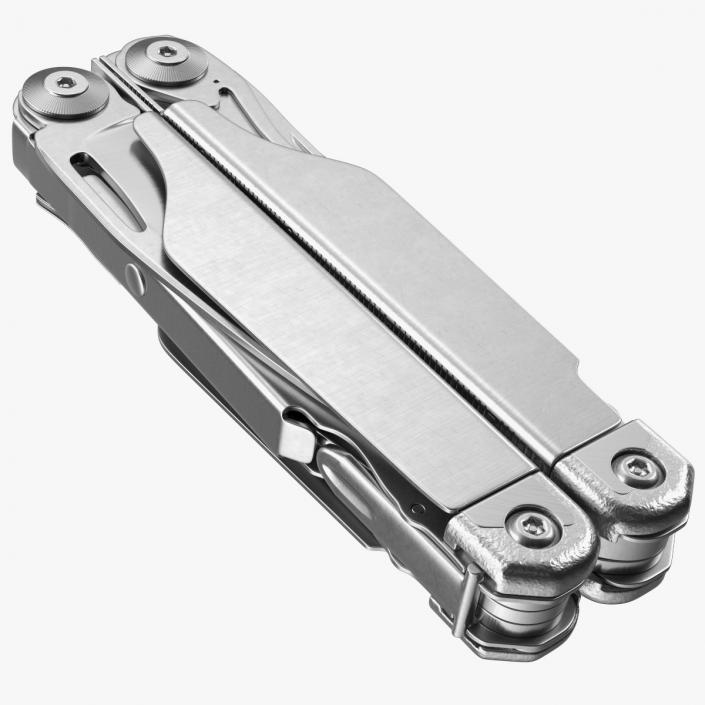 3D Multitool Silver Closed model