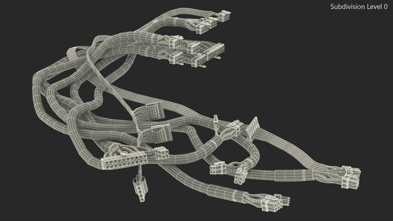 Modular PSU Wires 3D