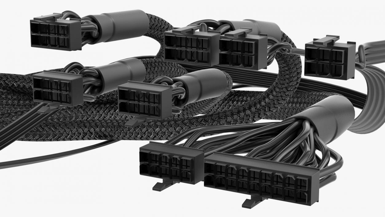 Modular PSU Wires 3D