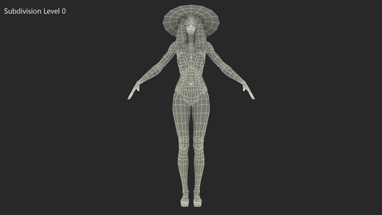 Bikini Woman Rigged 3D model