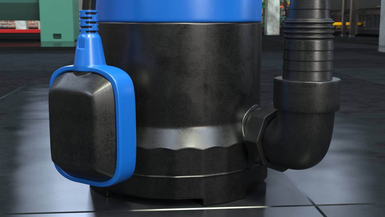 Submersible Water Pump 3D