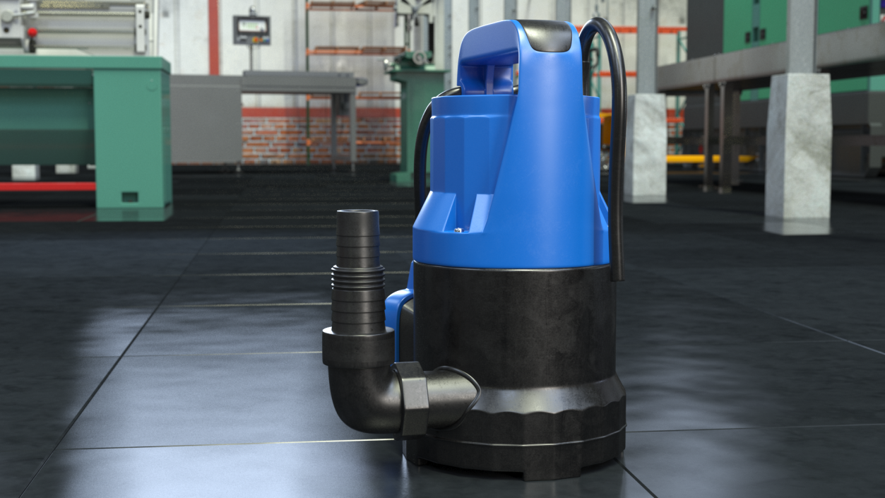 Submersible Water Pump 3D