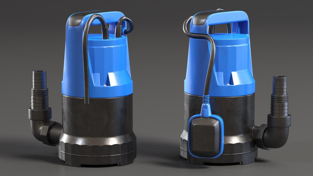 Submersible Water Pump 3D