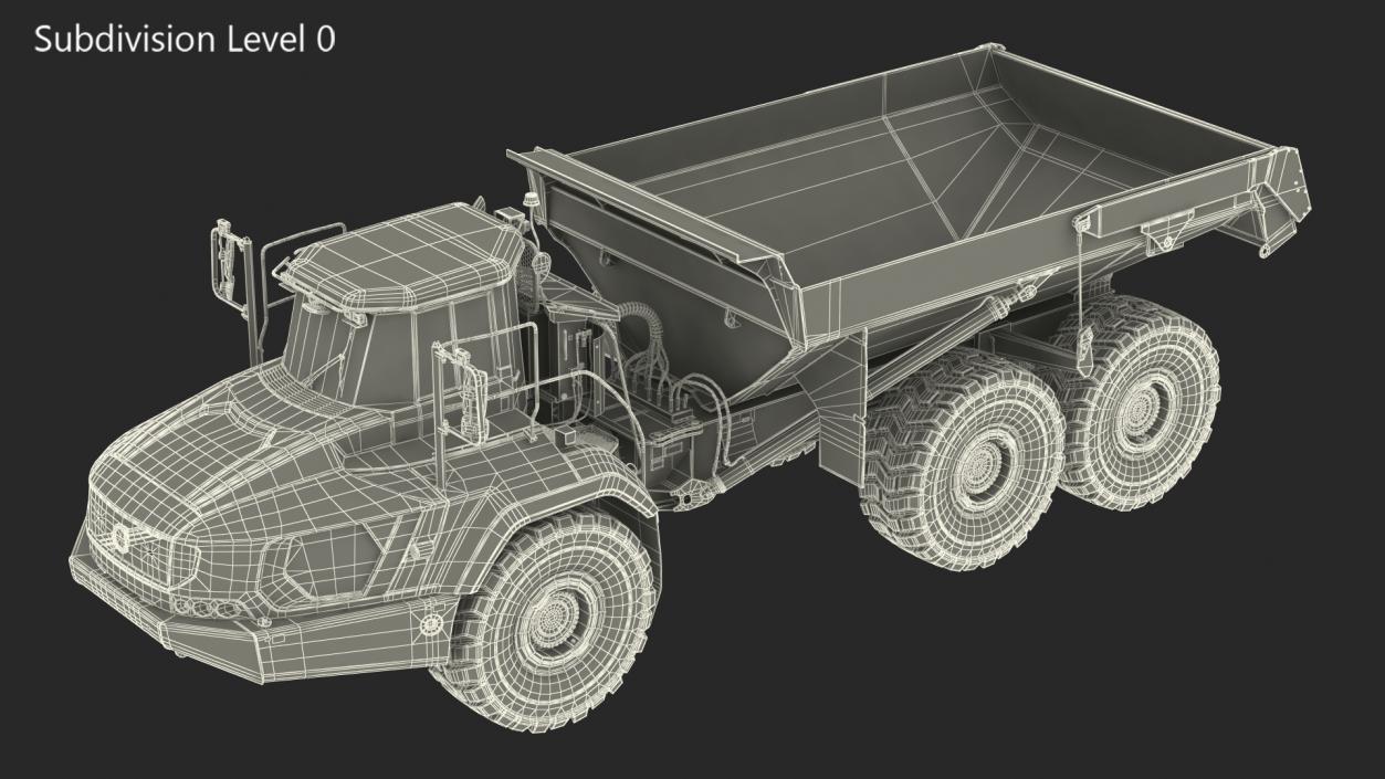 Volvo A60H Truck Dirty 3D