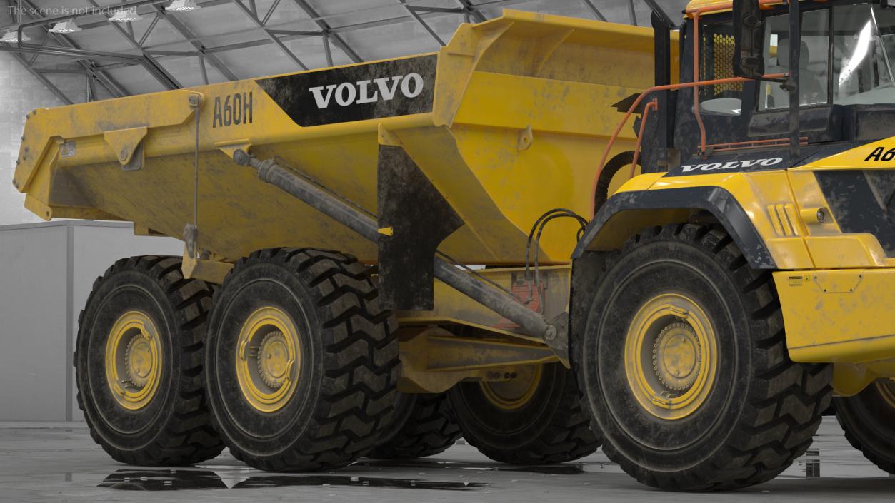 Volvo A60H Truck Dirty 3D