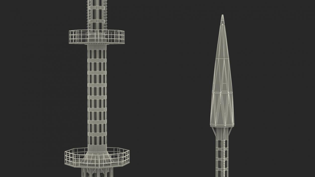 3D Tower Spire