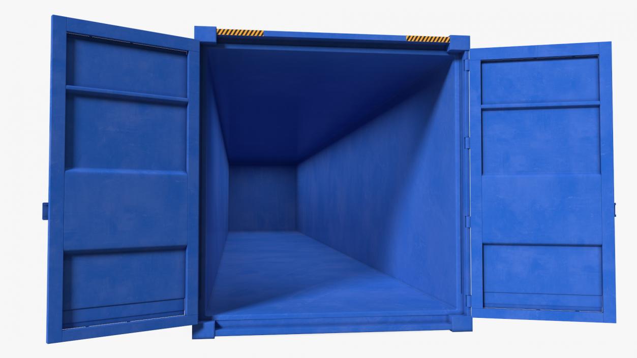 3D 53 Feet High Cube Dry Cargo Shipping Container