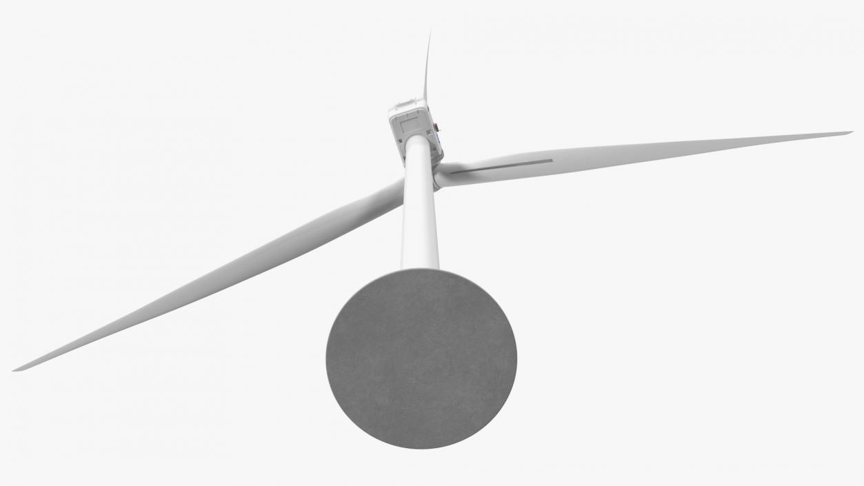 3D General Electric Haliade-X Offshore Wind Turbine model