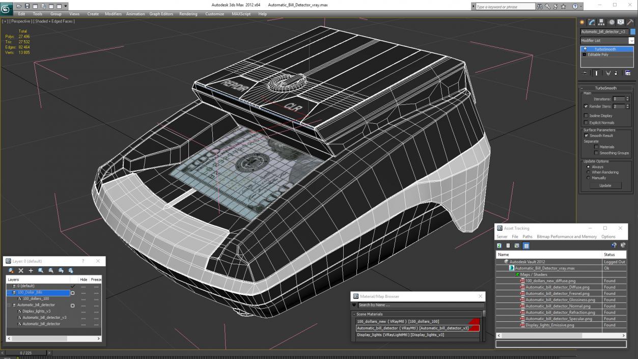 3D Automatic Bill Detector model