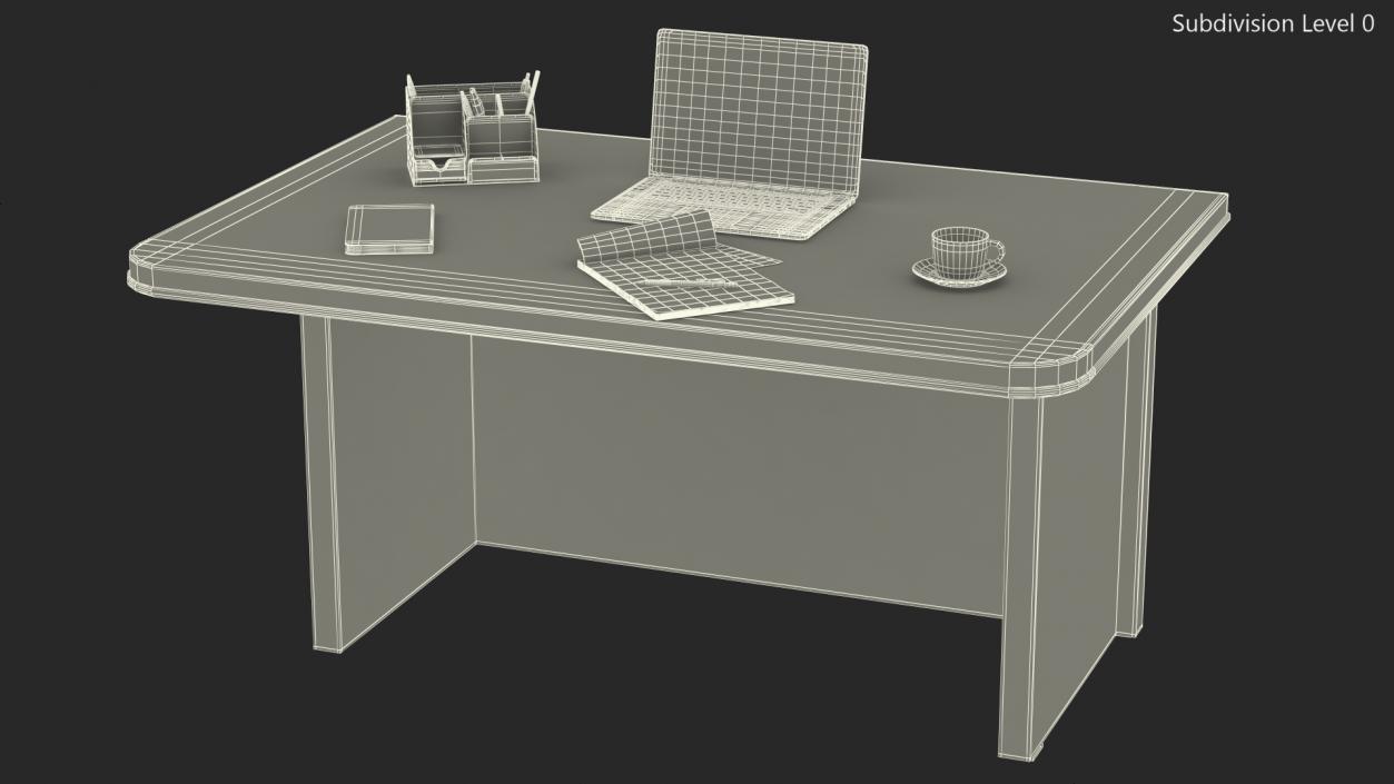 3D Computer Workplace the Table model