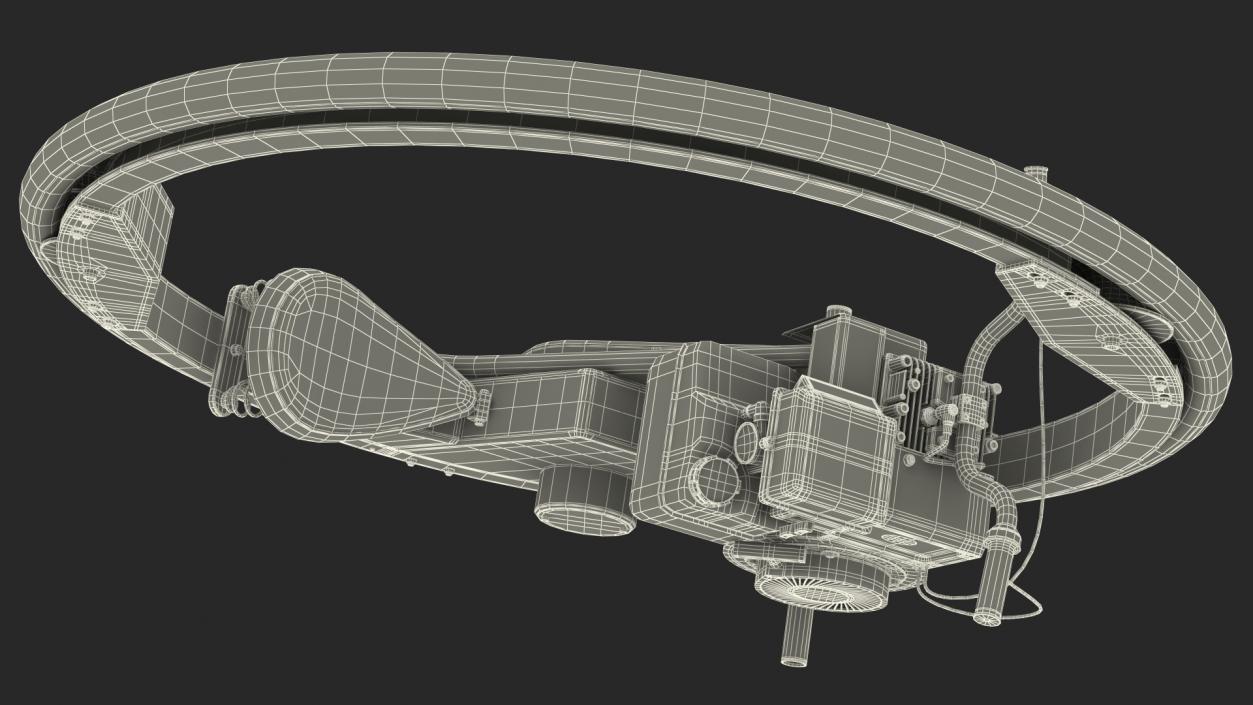 3D Motorized Monocycle Rigged