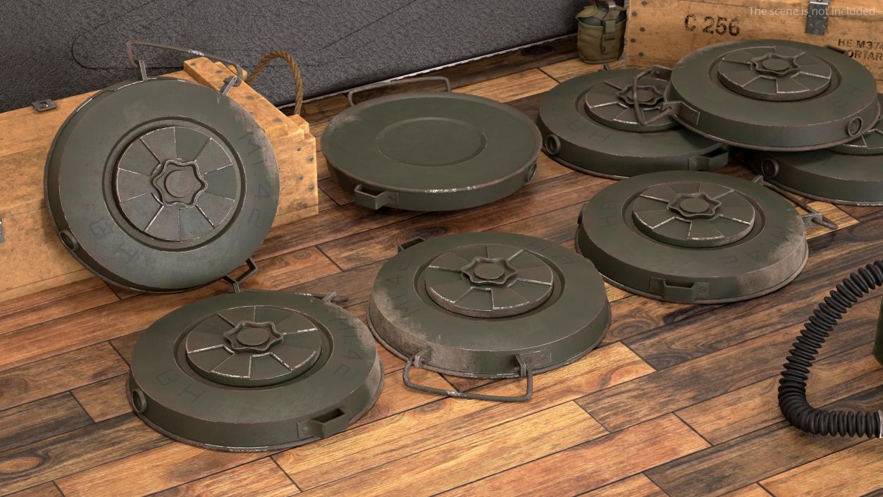 Tellermine 42 Anti-tank Landmine 3D